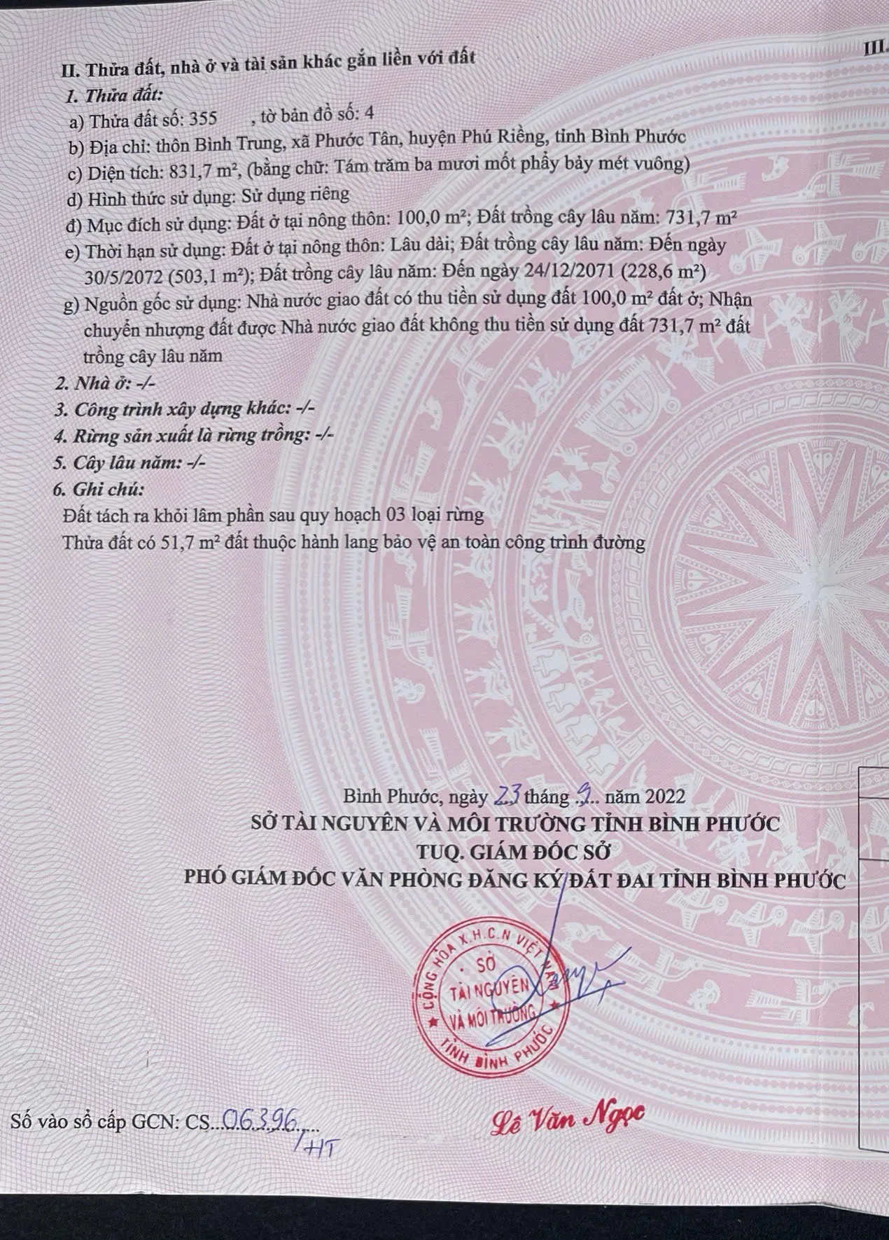 Bán đất phường Phước Tân, thành phố Đông Nai