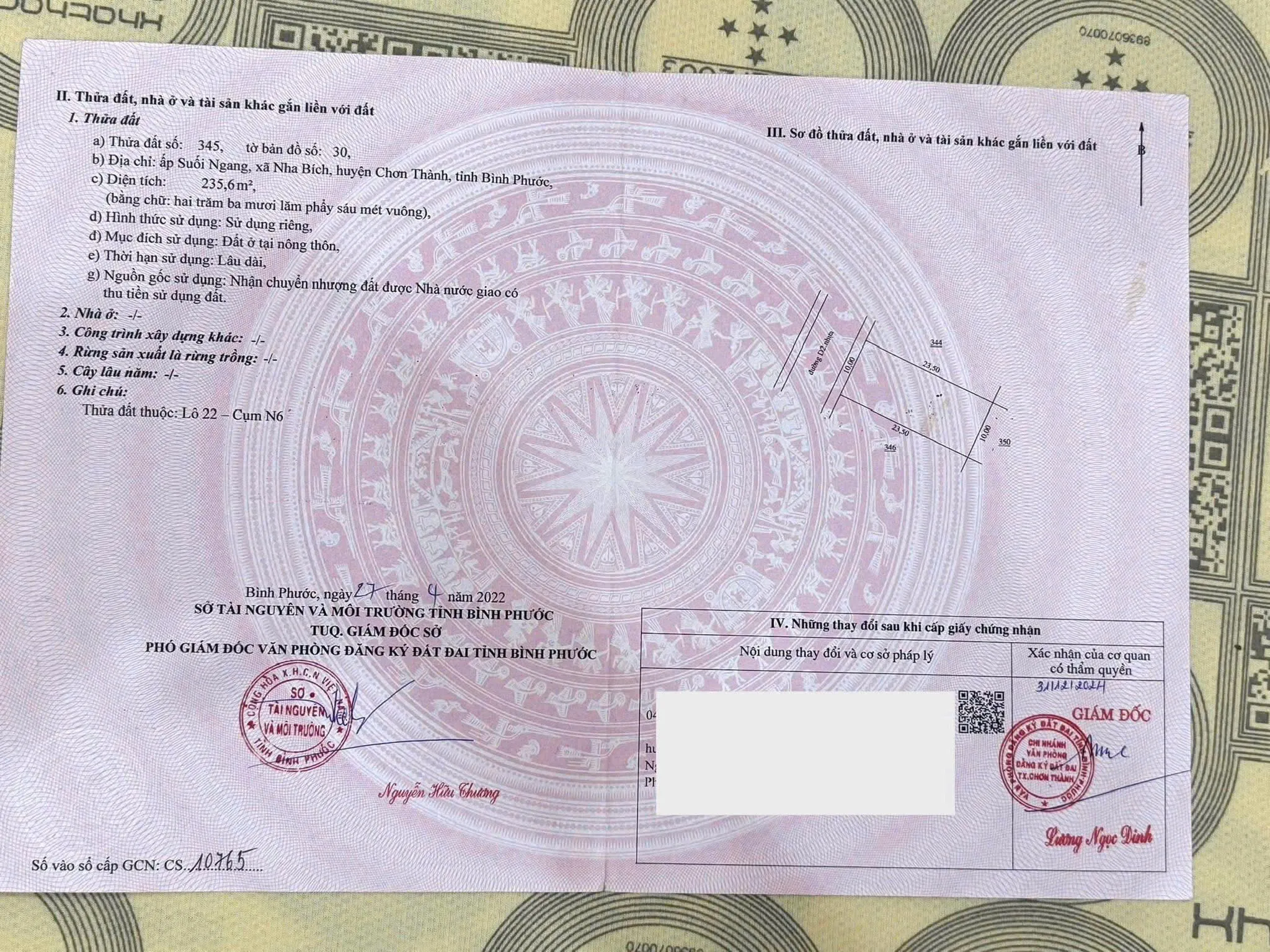 Bán đất sát khu phức hợp Becamex