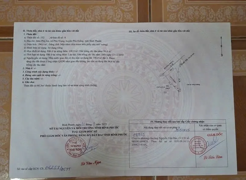 Bán lô đất giá rẻ đường nhựa Phú Trung