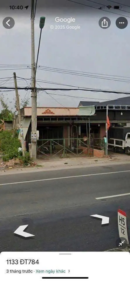 Bán đất mặt tiền đường DT784 Tây Ninh (tặng căn nhà cấp 4 trên đất)