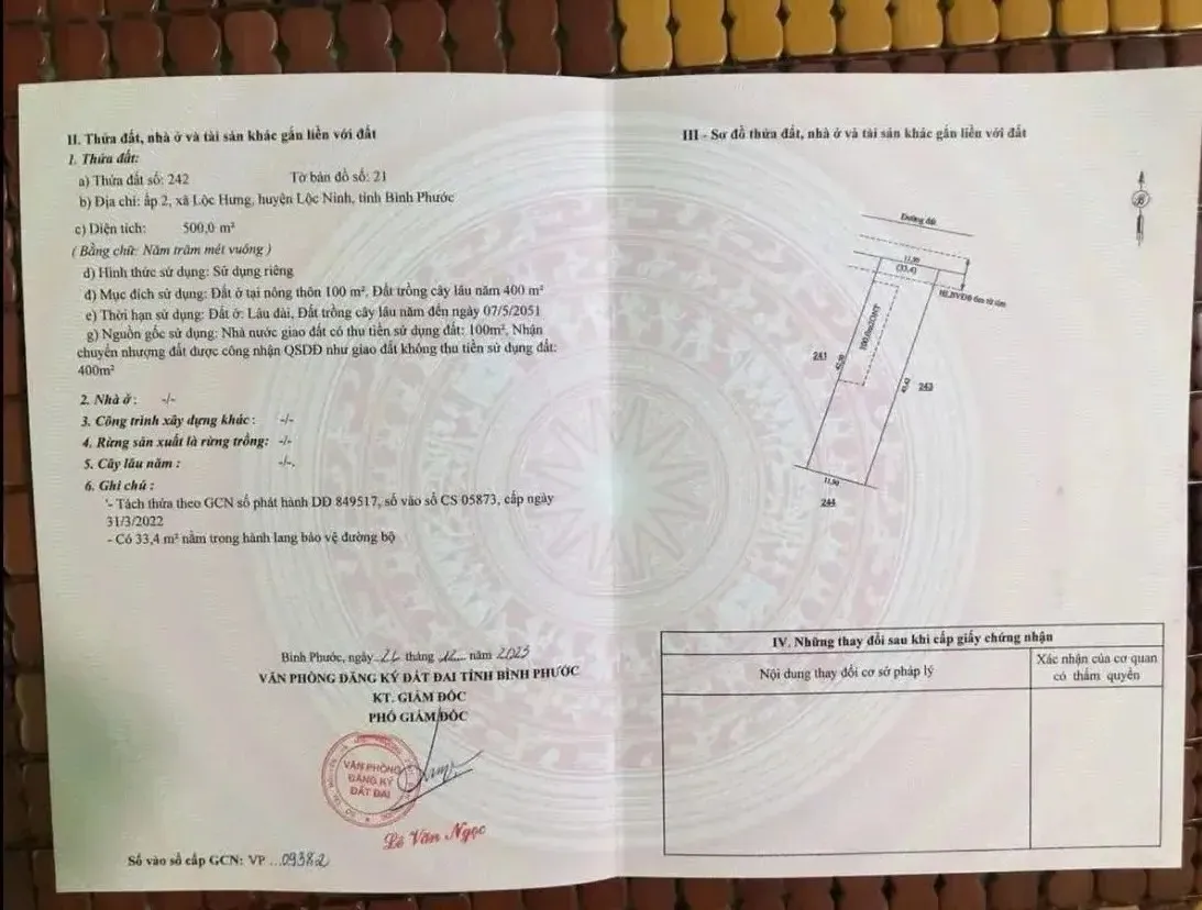 Bán đất xã Lộc Hưng, Đồng Nai