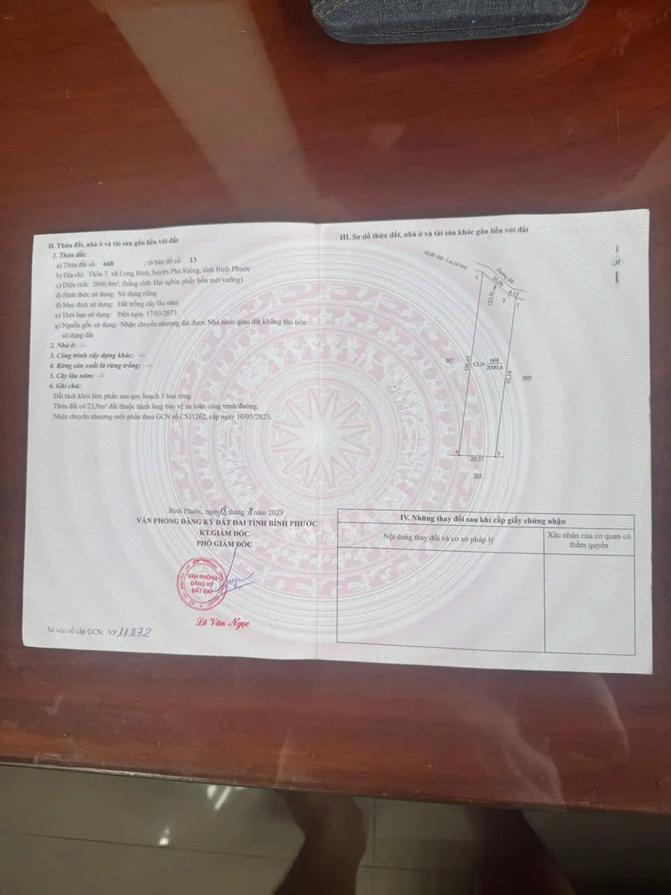 Bán lô đất gần chợ Long Hà