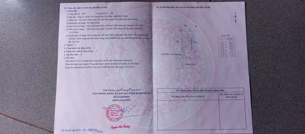 Bán lô đất siêu đẹp giá mềm ngay chợ Đa Kia
